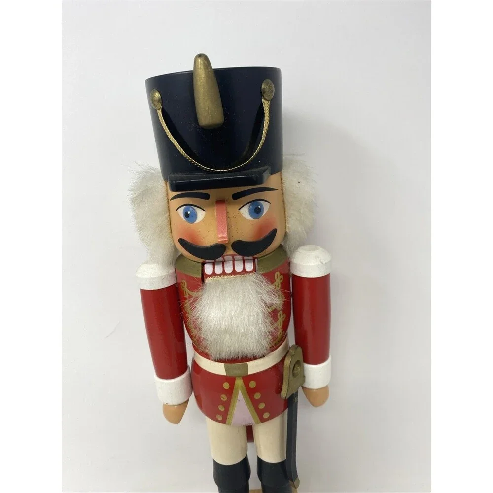 Erzgebirgische Volkskunst Christmas Nutcracker made in Germany 13” Tall
